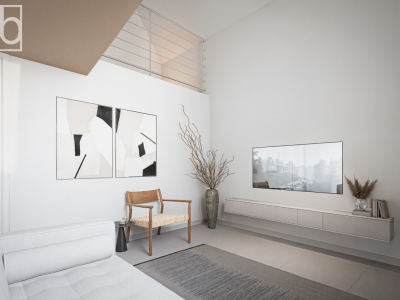 Rivarolo C.se-Via Ivrea 89: Loft ristrutturato con soppalco